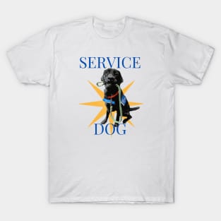 Service Dog Black Labrador Retriever T-Shirt